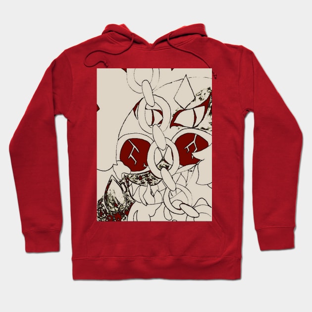 Malachite (Red) Hoodie by Geekiestcountrygal